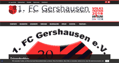 Desktop Screenshot of fcgershausen.de