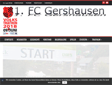 Tablet Screenshot of fcgershausen.de